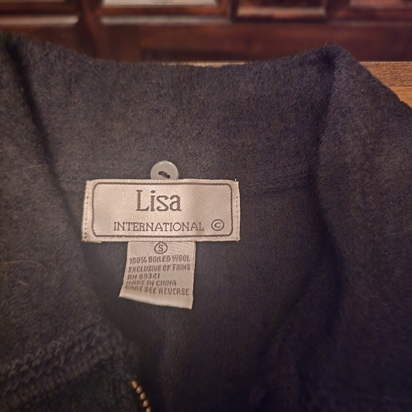 Lisa International Black Santa Vest - Picture 2 of 3